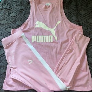Pink puma set (Top & Bottoms)